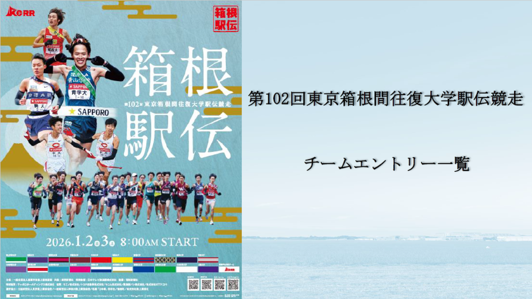 102箱根　チームエントリー